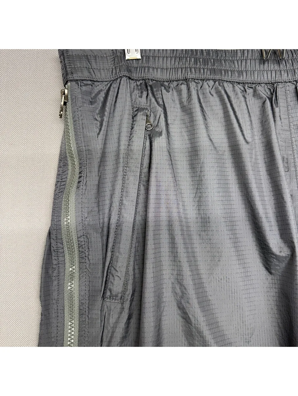 Marmot Men's PreCip Full Zip Rain Pants Gray XL Hardshell Waterproof Like New